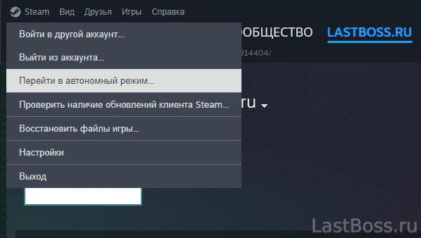 Как включить автономный режим Steam