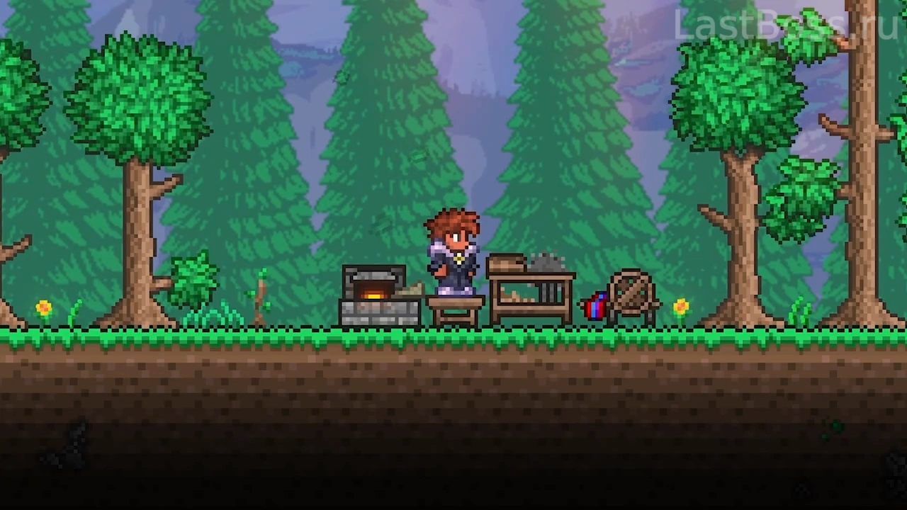 Шуба из меха флинкса в Terraria