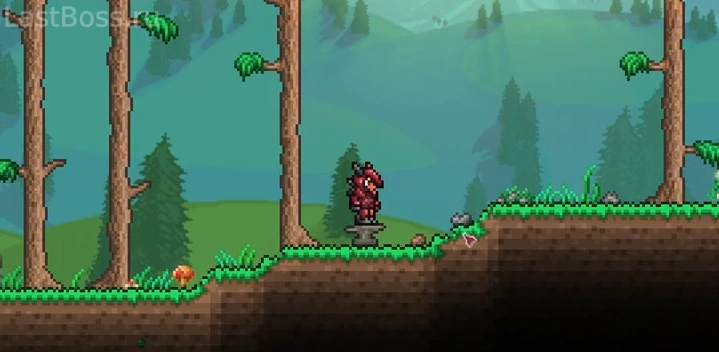 Где найти Багряную броню в Terraria?