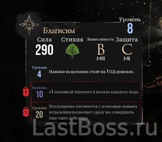 Где найти Благисим и его характеристики