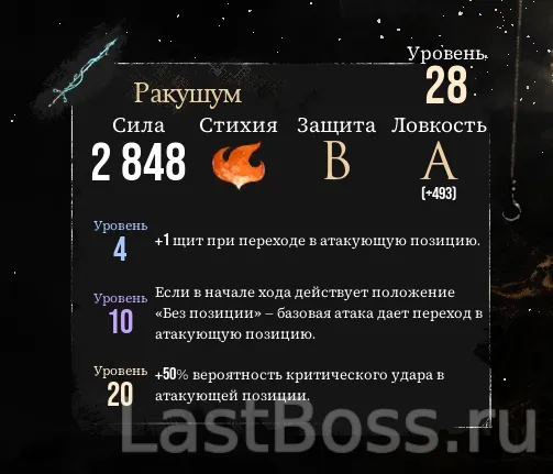 Где найти Ракушум и его характеристики
